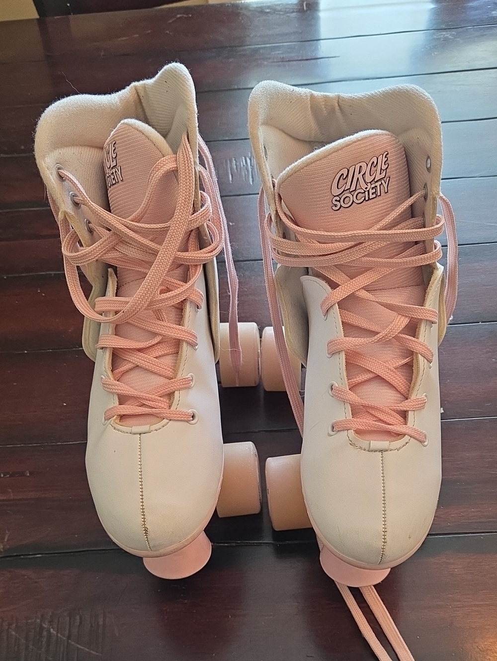 Kids Pink Roller Skates Size 3-7 Classic High-Top